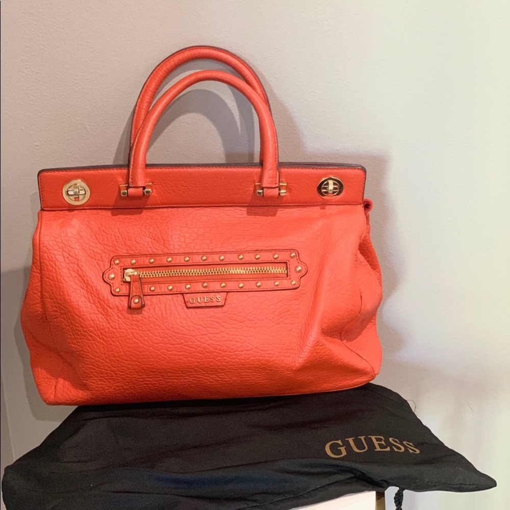 Women orange bag(Guess)
